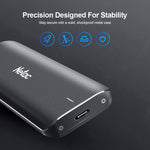 Netac ZX Portable SSD Hard Drive 1TB 500GB 250GB Read Speeds up to 980MB/s SSD External Solid State Drives for Mac Latop/Desktop TIANTIAN LIFE