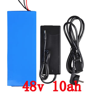 Electric bike battery 48V 10AH 500W 700W 48 V ebike e scooter Lithium ion battery 10AH with 15A BMS 2A Charger Free customs duty TIANTIAN LIFE